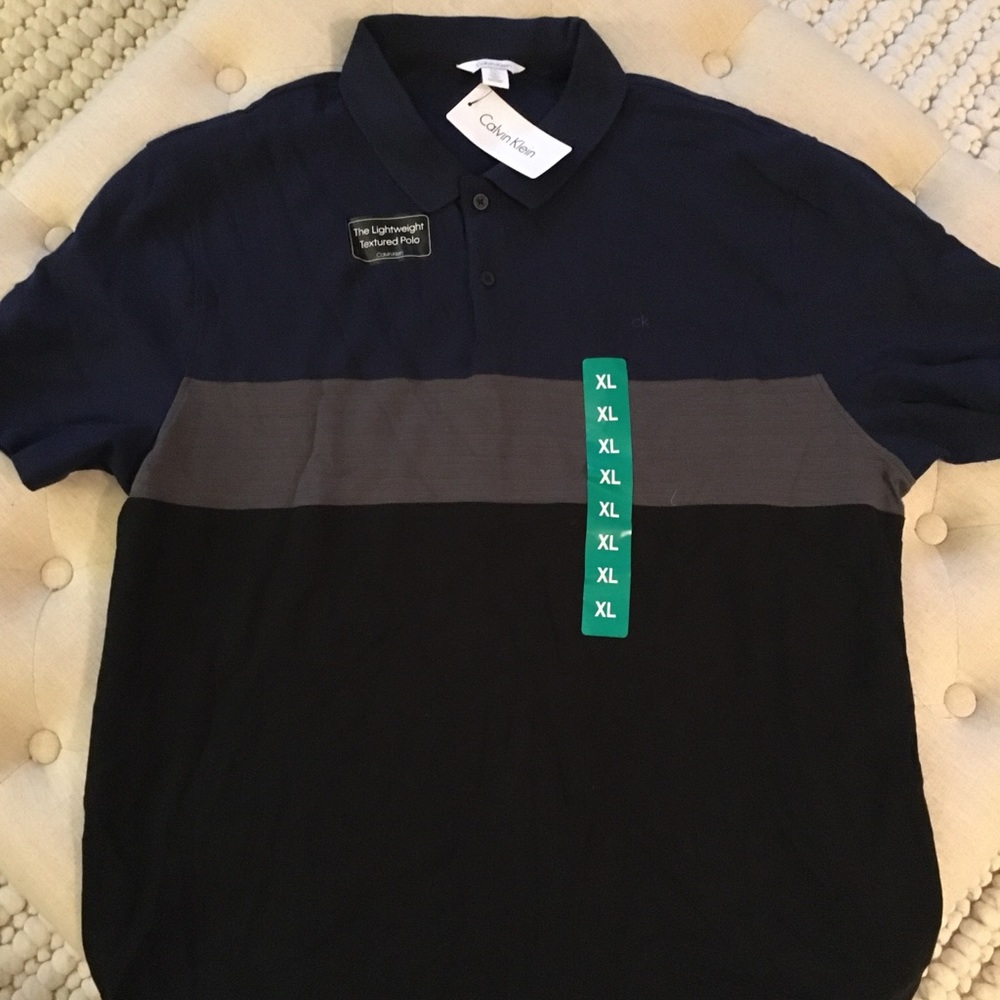 NWT Men’s Calvin Klein Polo